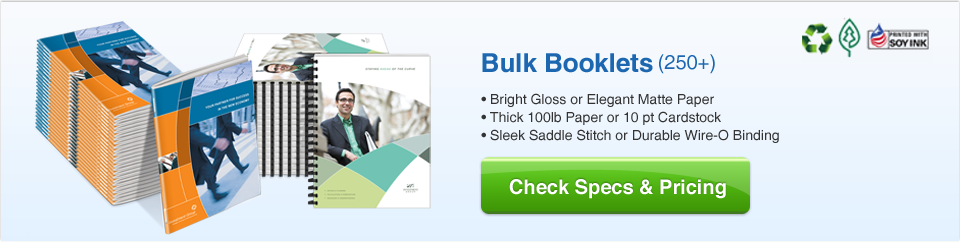 Bulk Booklets