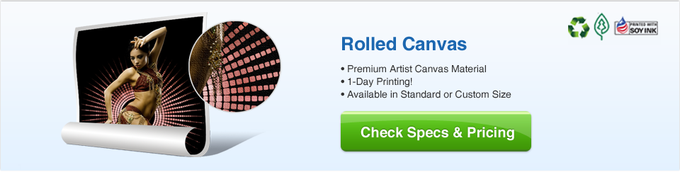 Rolled Canvas